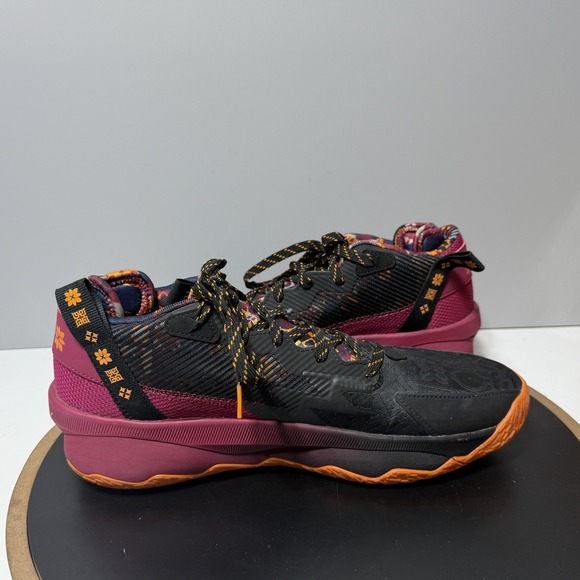 Adidas Dame 8 Chinese New Year Men Size 10.5 Lillard CNY Maroon Black Basketball main image 5